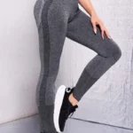 Sporty Seamless Comfort Tights Grey - L Tights / Leggings