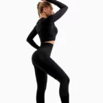 Sporty Elly Longsleeve Cropped Dark Purple - S Topper