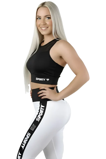 Sporty Signature Collection Tights Hvit - XS Tights / Leggings