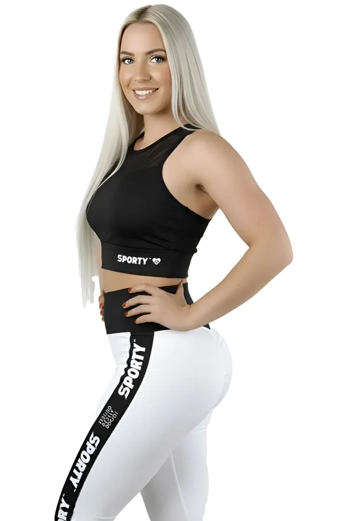 Sporty Signature Collection Tights Hvit - XS Tights / Leggings