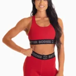 Better Bodies Classic Sports Bra Chili Red - XL Sports-BH