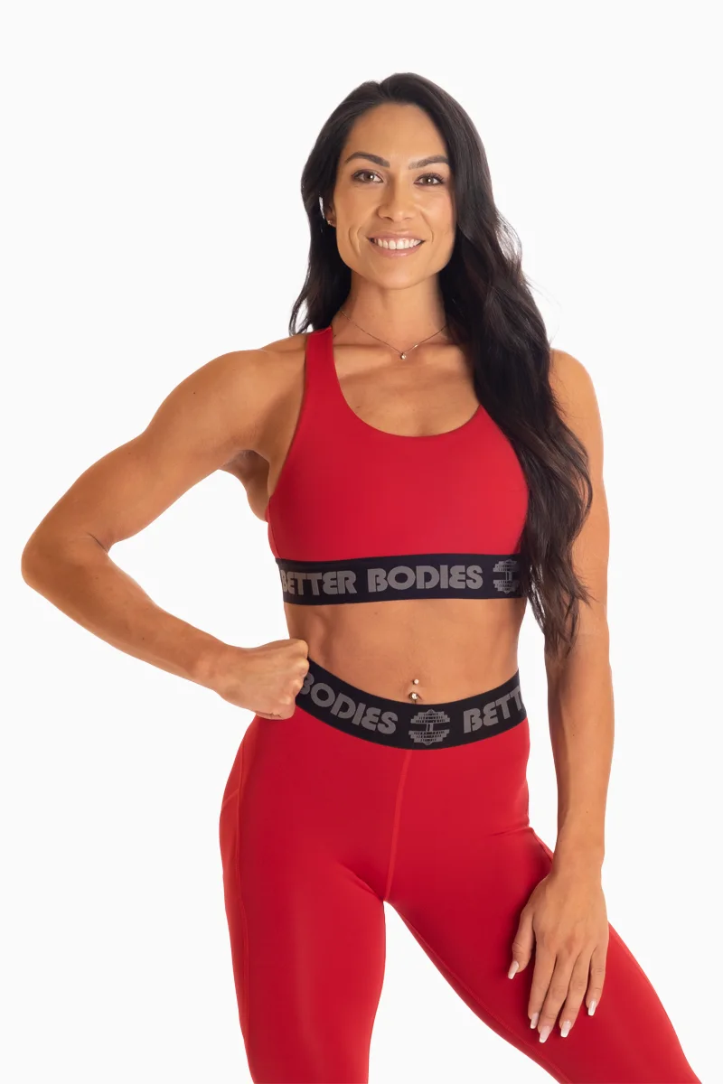 Better Bodies Classic Sports Bra Chili Red – XL Better Bodies Classic Sports Bra Chili Red - XL Sports-BH