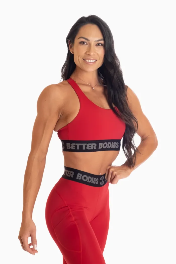 Better Bodies Classic Sports Bra Chili Red - XS Sports-BH