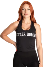 Better Bodies Crop T-Back - Black/White S Topper