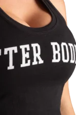 Better Bodies Crop T-Back - Black/White S Topper