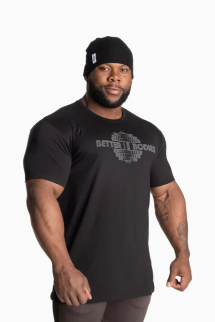 Better Bodies Legacy Gym Tee - Sort XS T-skjorter