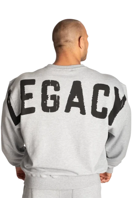 Better Bodies Legacy Sweater - Light Grey Melange XXL Overdeler