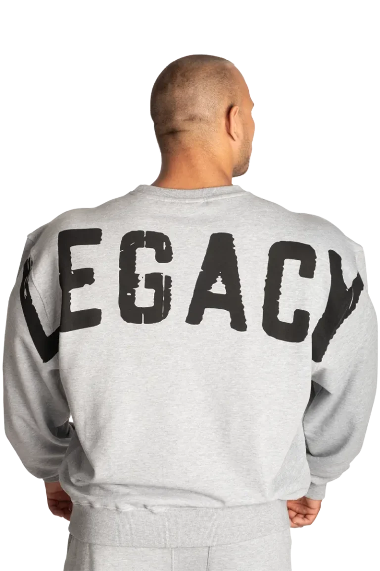 Better Bodies Legacy Sweater - Light Grey Melange XXL Overdeler