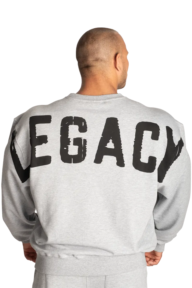 Better Bodies Legacy Sweater – Light Grey Melange XXL Better Bodies Legacy Sweater - Light Grey Melange XXL Overdeler