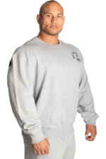 Better Bodies Legacy Sweater - Light Grey Melange S Overdeler
