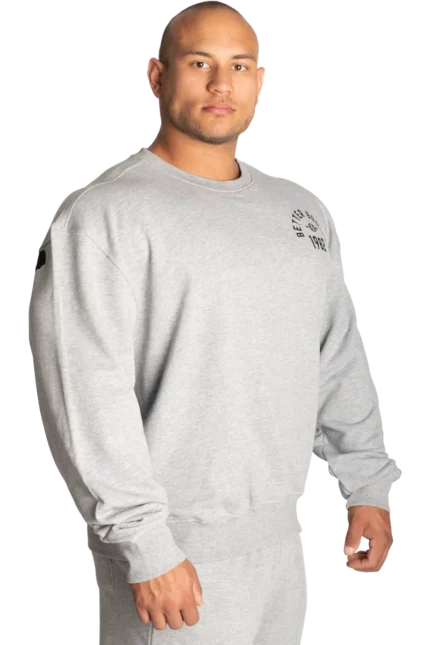 Better Bodies Legacy Sweater - Light Grey Melange S Overdeler