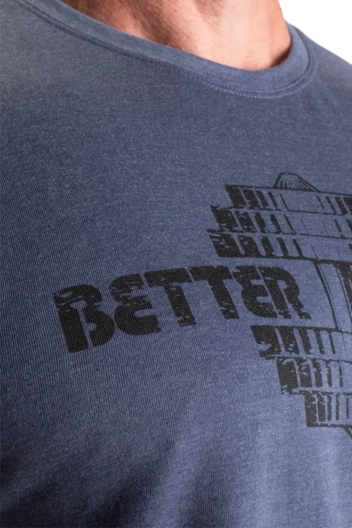 Better Bodies Recruit Tee - Sky Blue Melange S T-skjorter