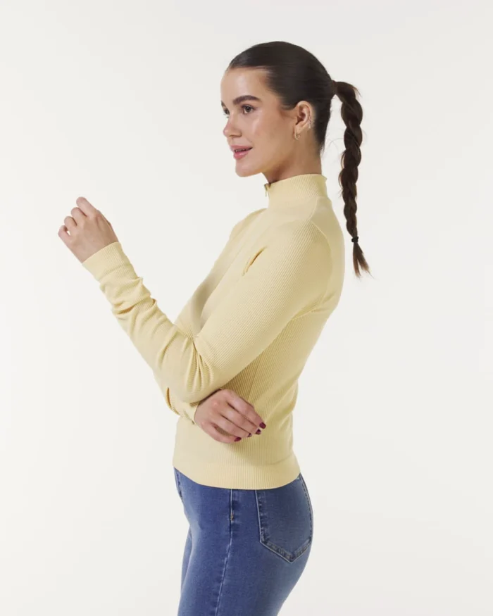 Bumpro Everyday Rib Half Zip Polo - Bilde 4