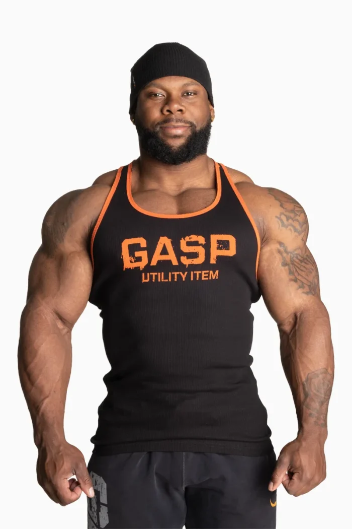 Gasp Ribbed T-Back Flame - M T-skjorter