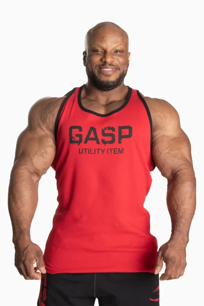 Gasp Ribbed T-Back Flame - M T-skjorter