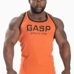 Gasp Ribbed T-Back Flame - XL T-skjorter