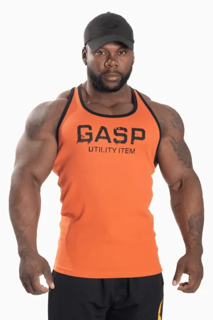 Gasp Ribbed T-Back Flame - XL T-skjorter