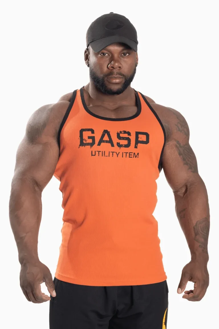 Gasp Ribbed T-Back Flame - XL T-skjorter
