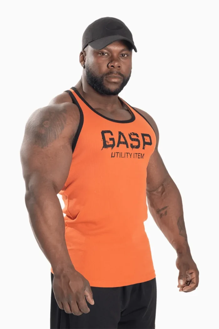 Gasp Ribbed T-Back Flame - M T-skjorter