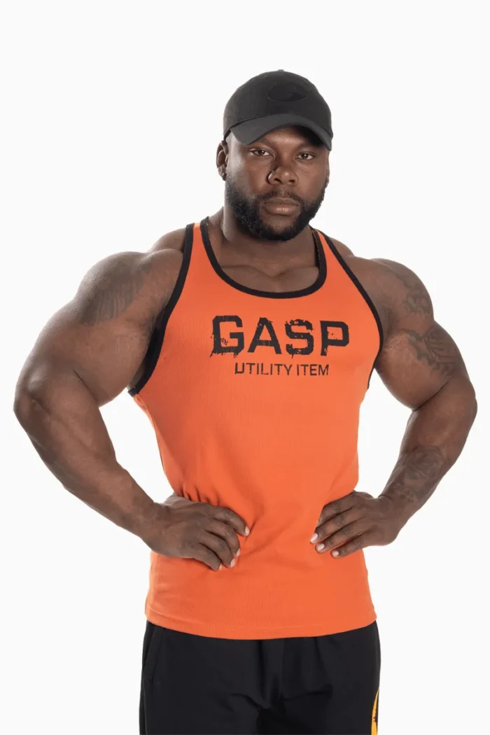 Gasp Ribbed T-Back Flame - M T-skjorter