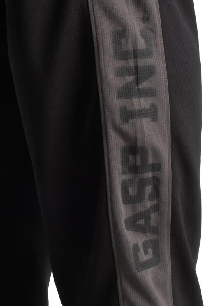 GASP Mesh Pants - Black/Grey  Treningsbukser