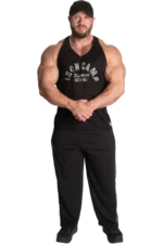 GASP Mesh Pants - Black/Grey Treningsbukser