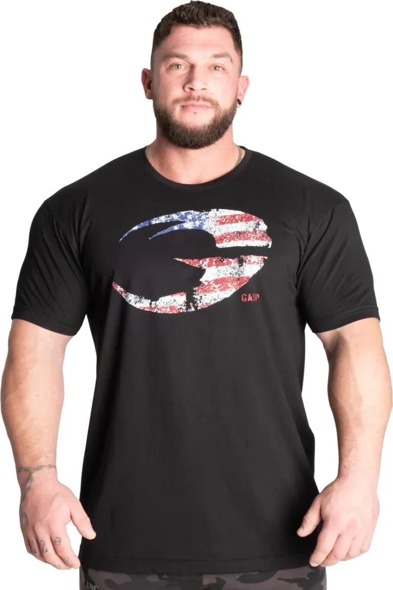 GASP USA Standard Tee - Black  T-skjorter