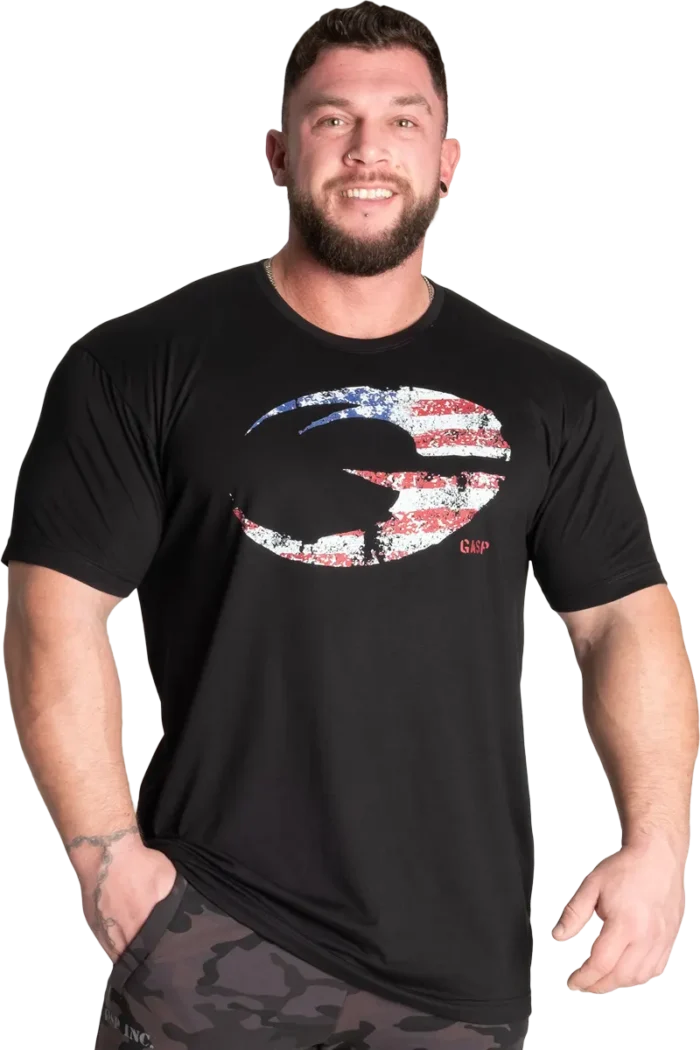 GASP USA Standard Tee - Black  T-skjorter