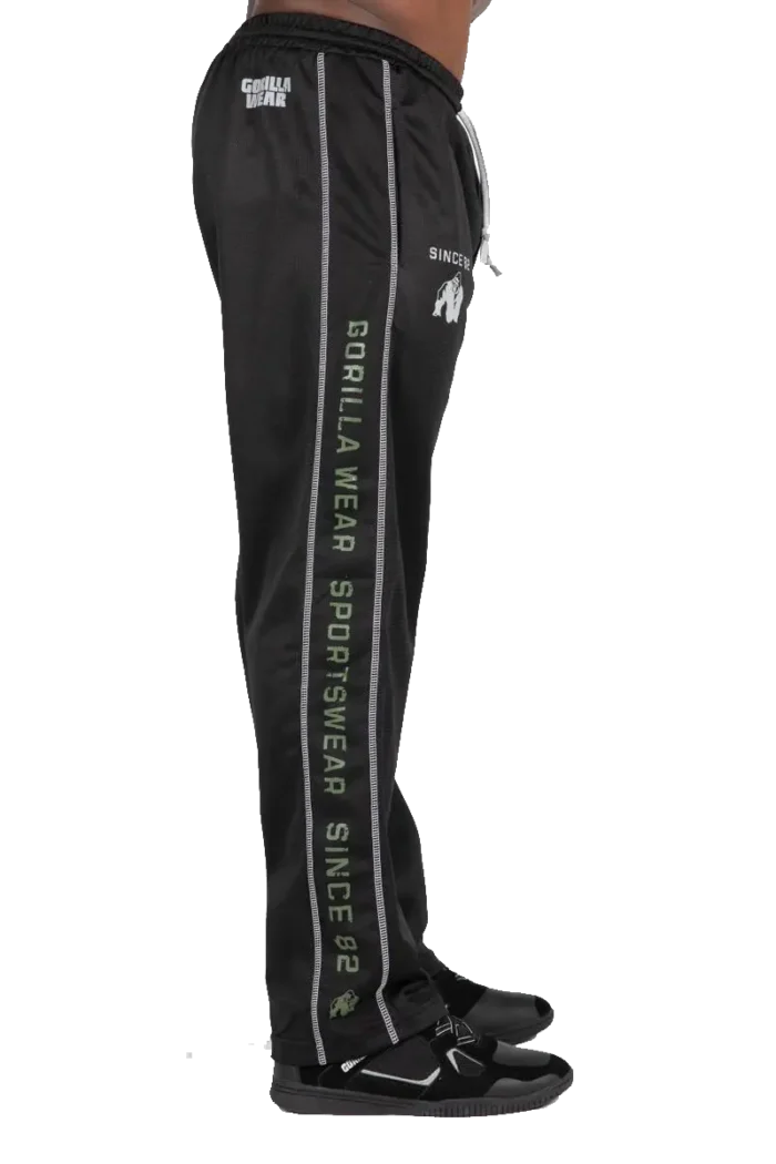Functional Mesh Pants - Sort/Grønn  Treningsbukser