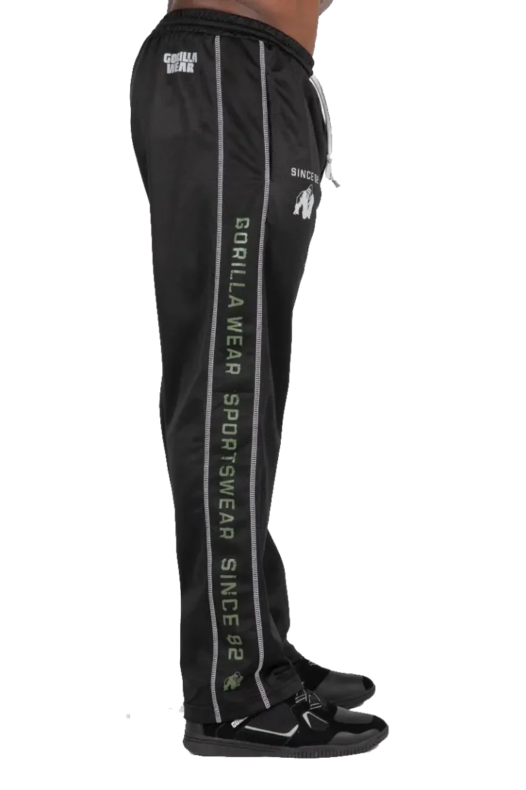 Functional Mesh Pants - Sort/Grønn Treningsbukser