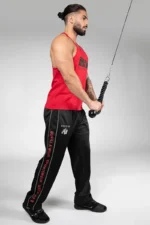 Functional Mesh Pants - Sort/Rød S/M Treningsbukser