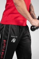 Functional Mesh Pants - Sort/Rød S/M Treningsbukser