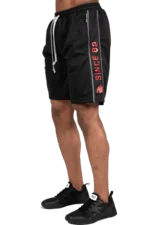 Functional Mesh Shorts - Black/Red Shorts