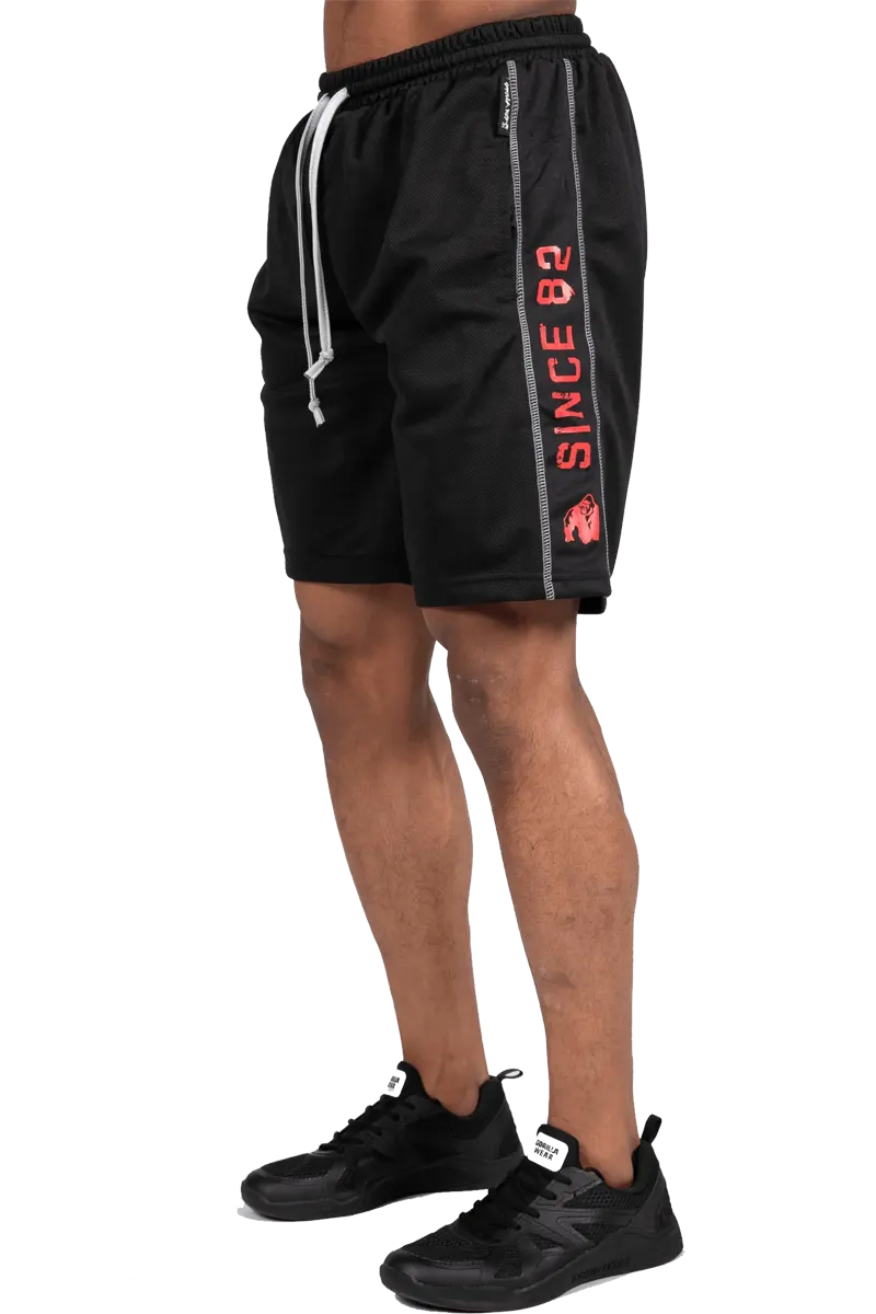 Functional Mesh Shorts – Black/Red Functional Mesh Shorts - Black/Red Shorts