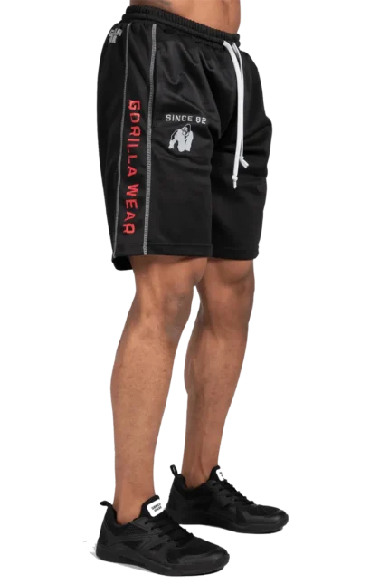 Functional Mesh Shorts - Black/Red  Shorts