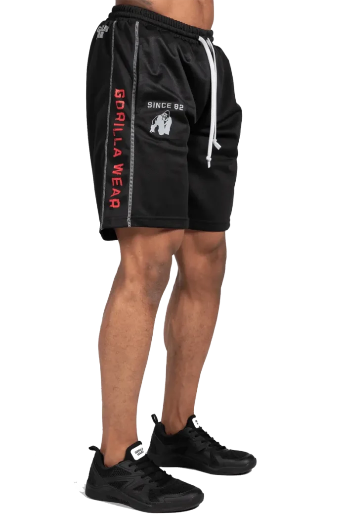 Functional Mesh Shorts - Black/Red  Shorts