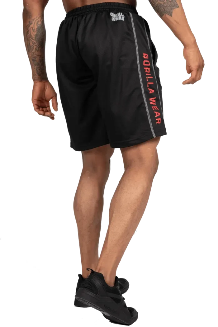 Functional Mesh Shorts - Black/Red  Shorts