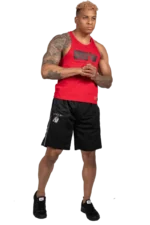 Functional Mesh Shorts - Black/Red Shorts