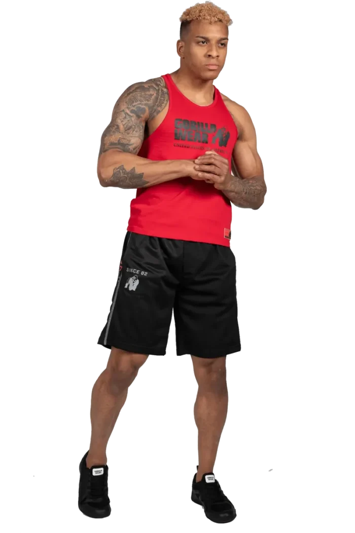 Functional Mesh Shorts - Black/Red  Shorts