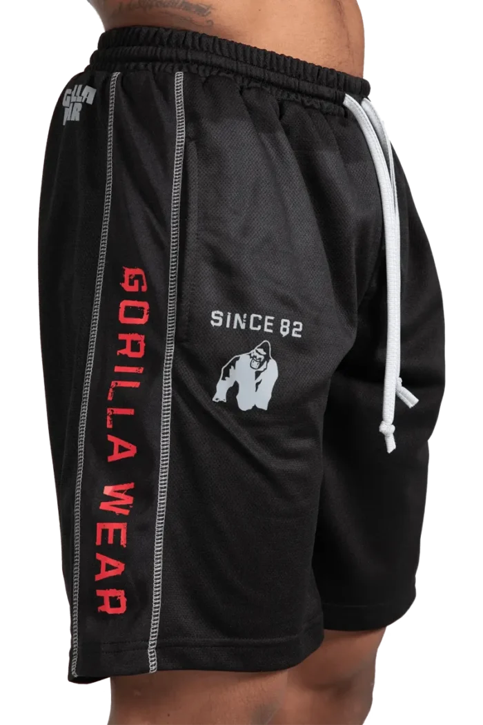 Functional Mesh Shorts - Black/Red  Shorts