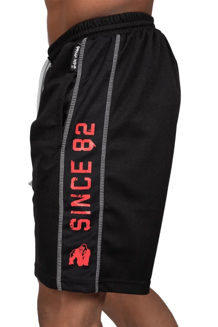 Functional Mesh Shorts - Black/Red  Shorts