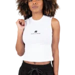 GW Livonia Crop Top - White  Singlet