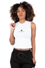 GW Livonia Crop Top - White Singlet