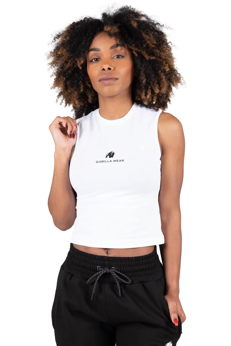 GW Livonia Crop Top – White GW Livonia Crop Top - White Singlet