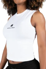 GW Livonia Crop Top - White Singlet