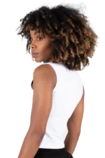 GW Livonia Crop Top - White Singlet