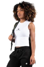 GW Livonia Crop Top - White Singlet
