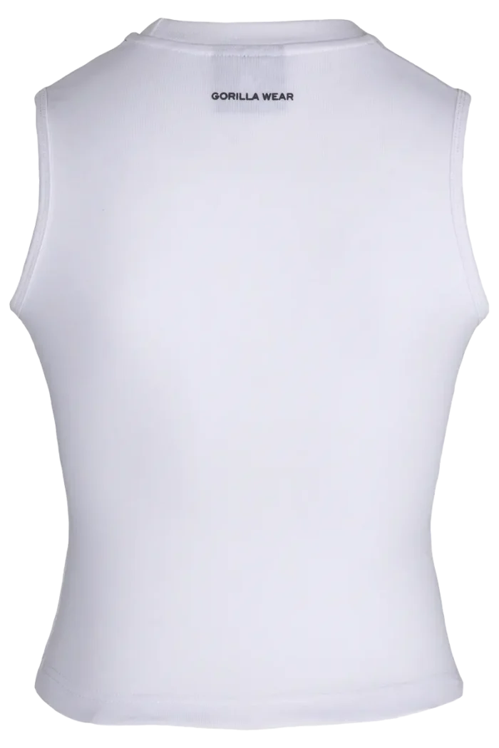 GW Livonia Crop Top - White  Singlet