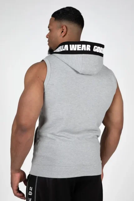 Gorilla Wear Milwaukee S/L Zipped Hoodie  Singlet