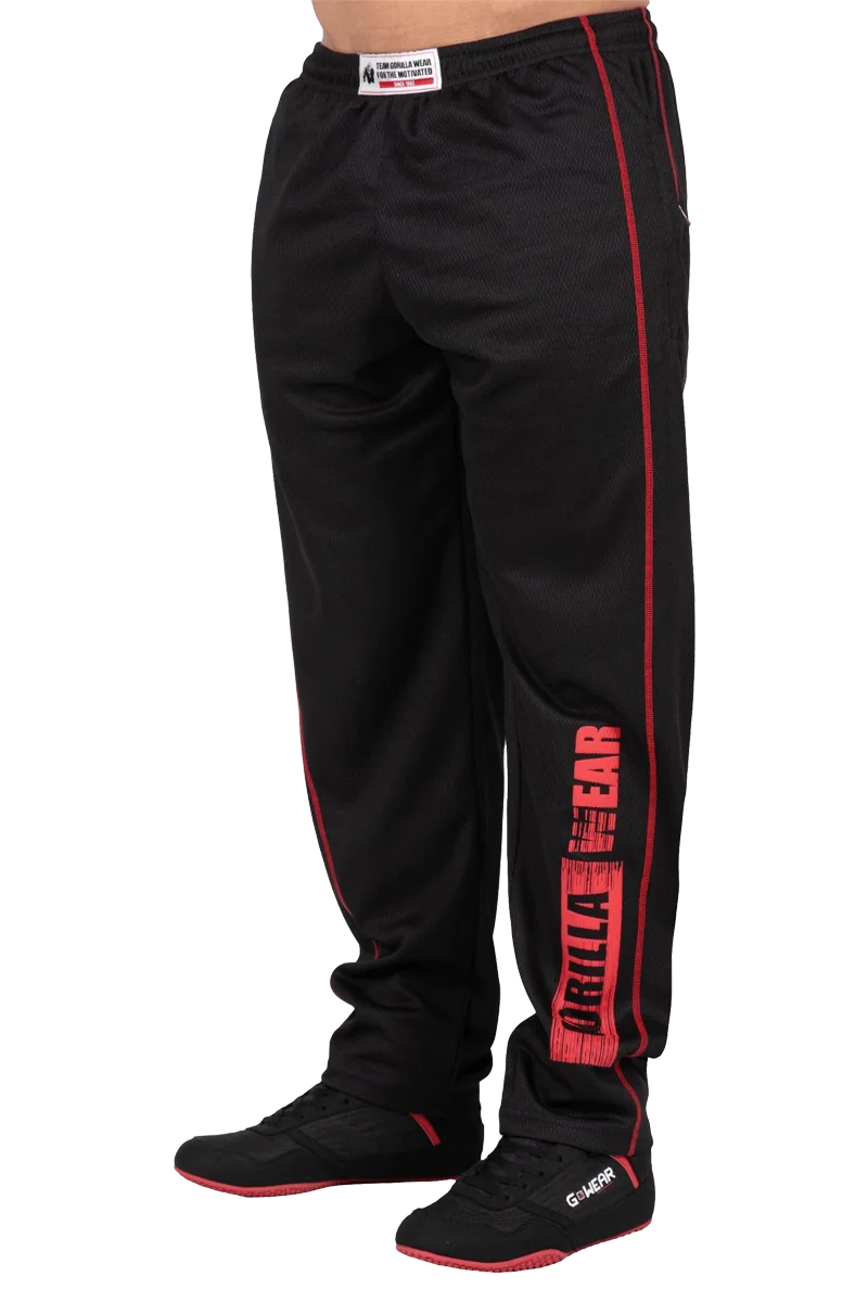 Wallace Mesh Pants – Black/Red Wallace Mesh Pants - Black/Red Treningsbukser